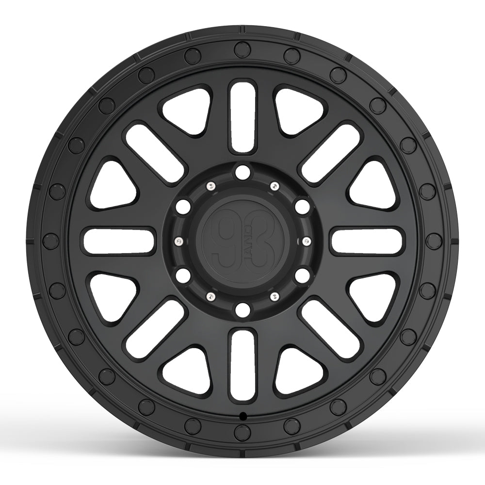 FR-01 | 6061-T6 Forged | Simulated Beadlock | Black