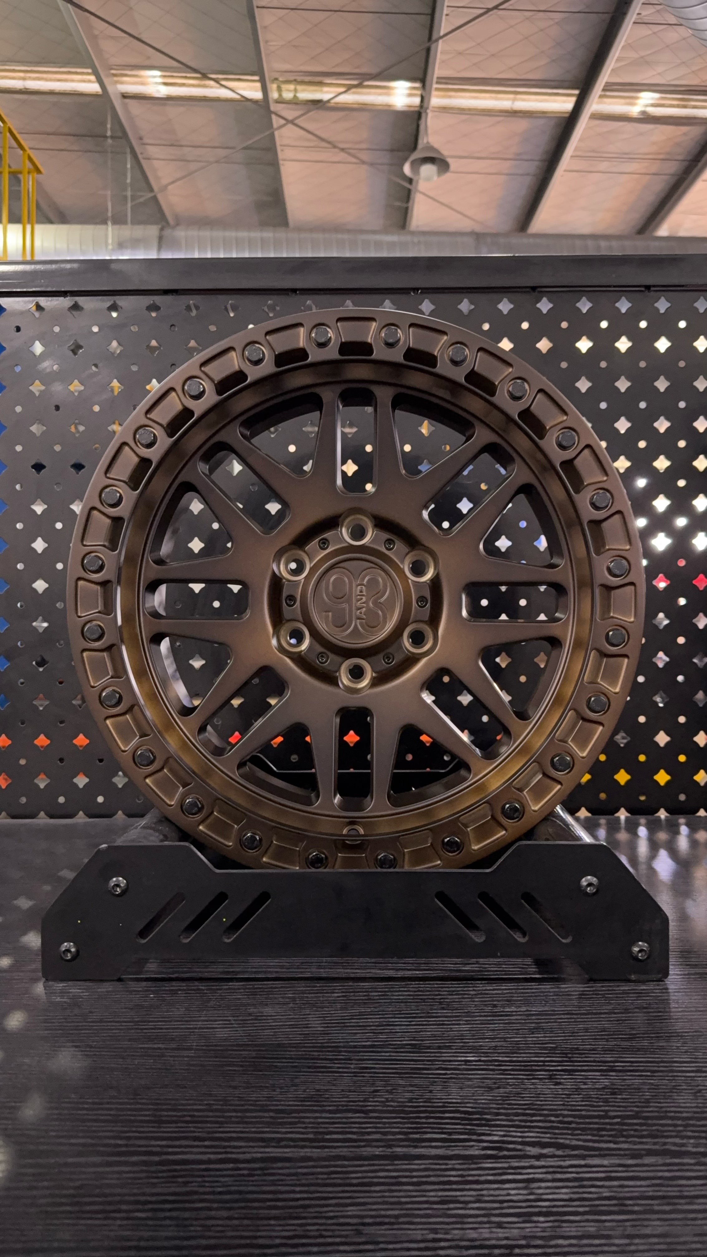 (Set of 4) FR-01 | 6061-T6 Forged | Simulated Beadlock | Matte Brushed Triple Bronze (6x135 | 17x8.5, 0mm Offset)