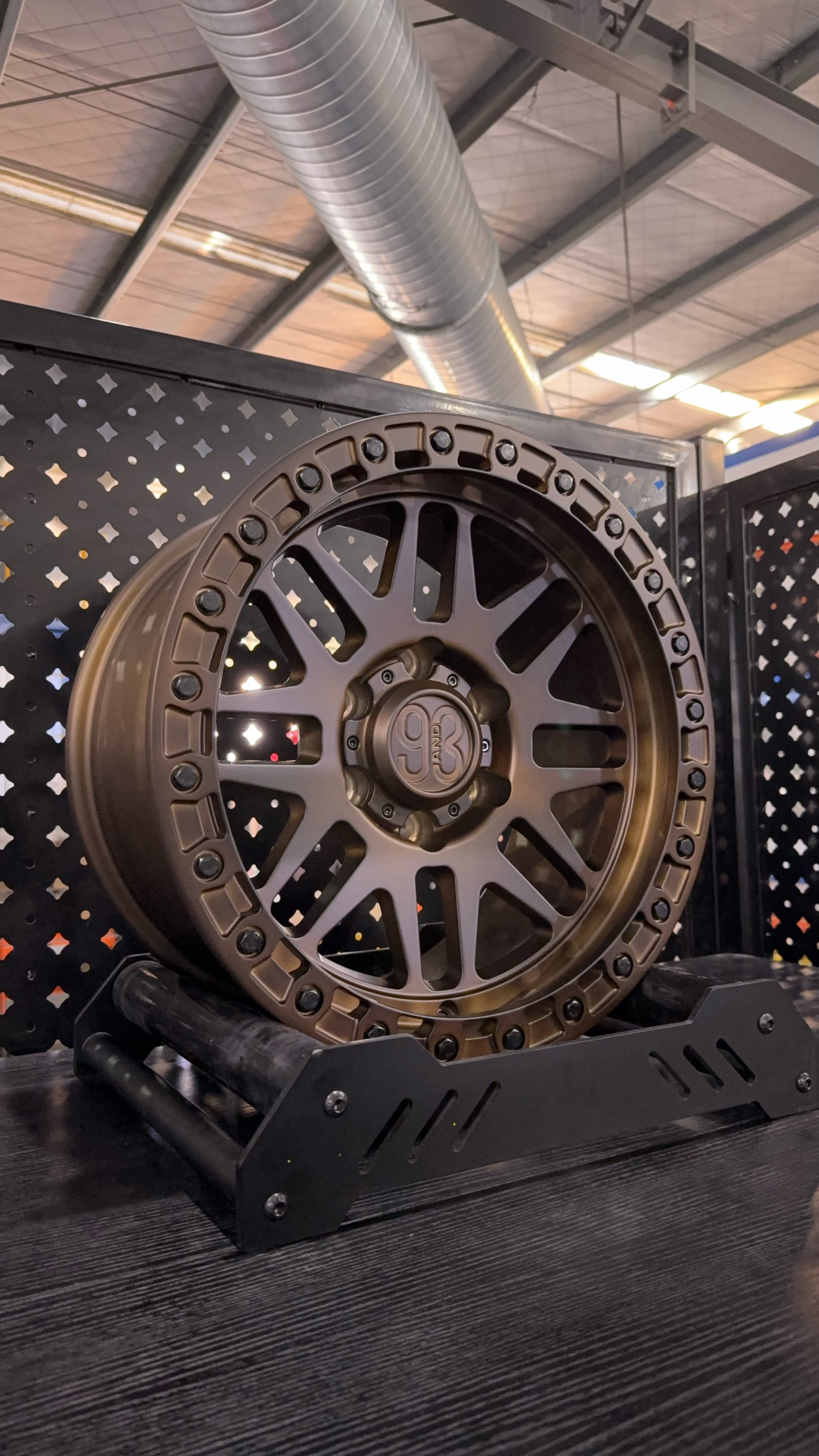 (Set of 4) FR-01 | 6061-T6 Forged | Simulated Beadlock | Matte Brushed Triple Bronze (6x135 | 17x8.5, 0mm Offset)