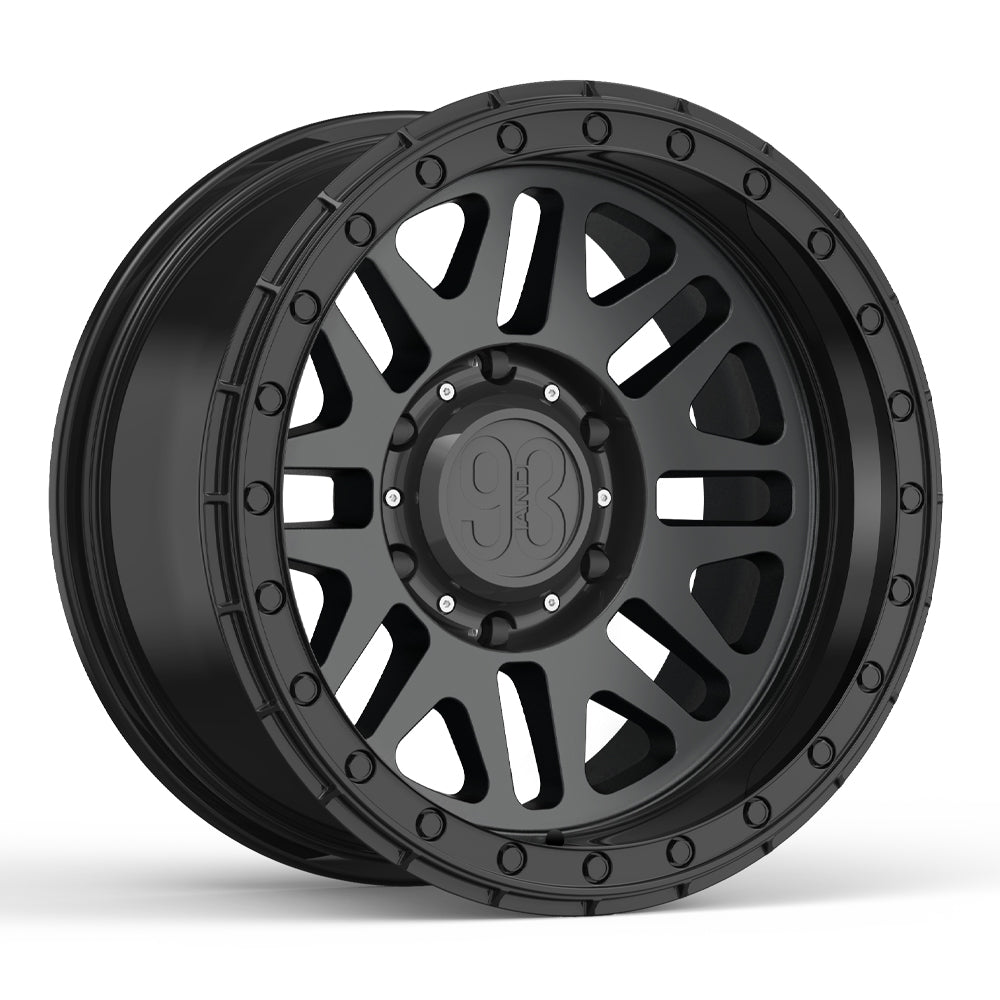 FR-01 | 6061-T6 Forged | Simulated Beadlock | Black