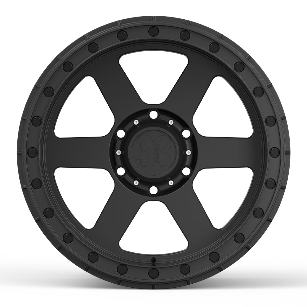 FR-06 | 6061-T6 Forged | Simulated Beadlock | Black