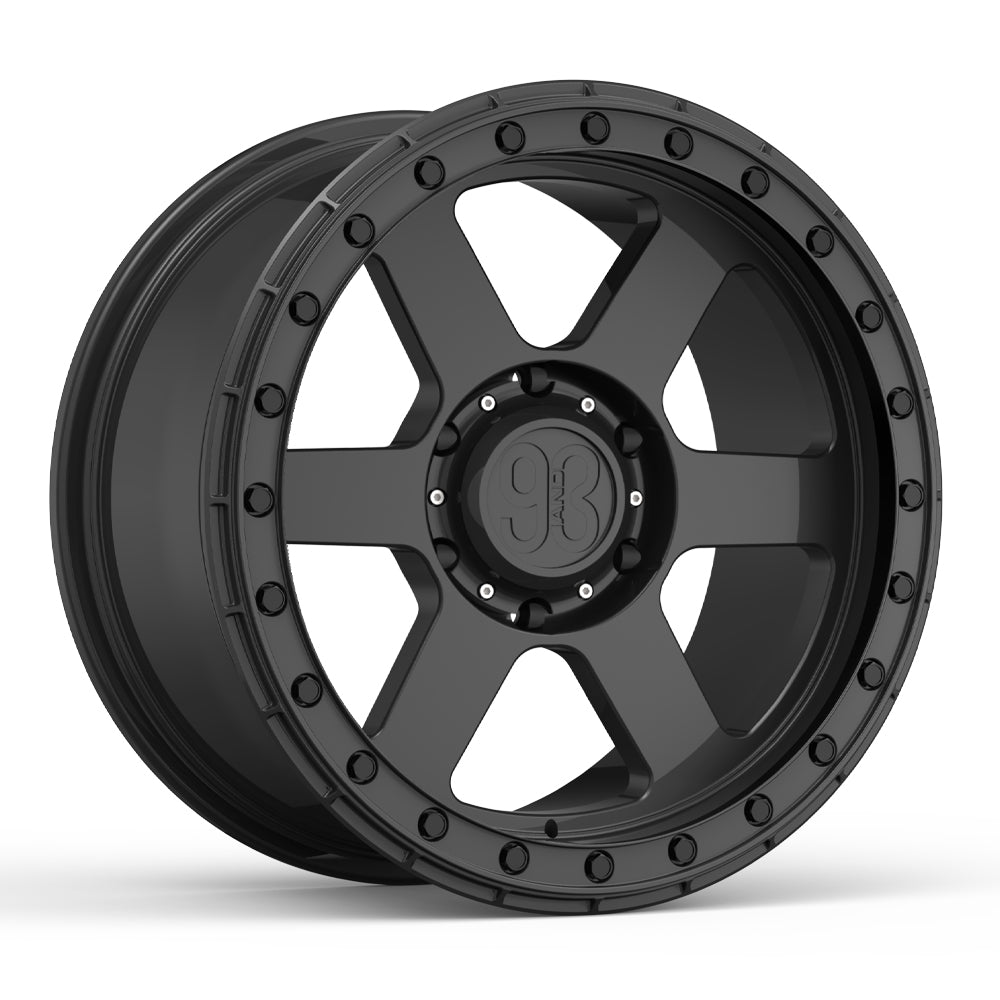 FR-06 | 6061-T6 Forged | Simulated Beadlock | Black