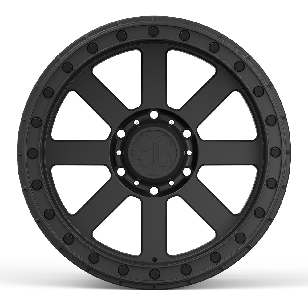 FR-08 | 6061-T6 Forged | Simulated Beadlock | Black
