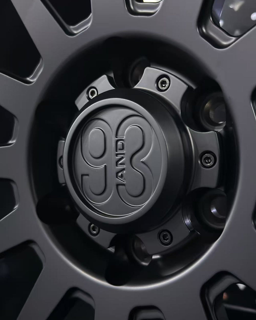 (Set of 4) FR-10 | 6061-T6 Forged | Simulated Beadlock | Matte Black (6x135 | 17x8.5, 0mm Offset)