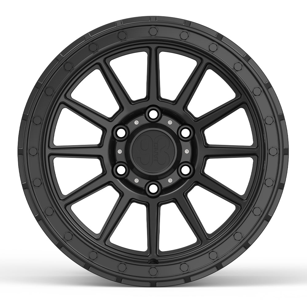FR-11 | 6061-T6 Forged | Simulated Beadlock | Black