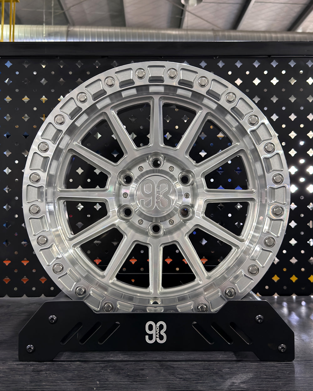 (Set of 4) FR-11 | 6061-T6 Forged | Simulated Beadlock | Machined Clear w/ Stainless Lip Bolts (6x135 | 17x8.5, 0mm Offset)