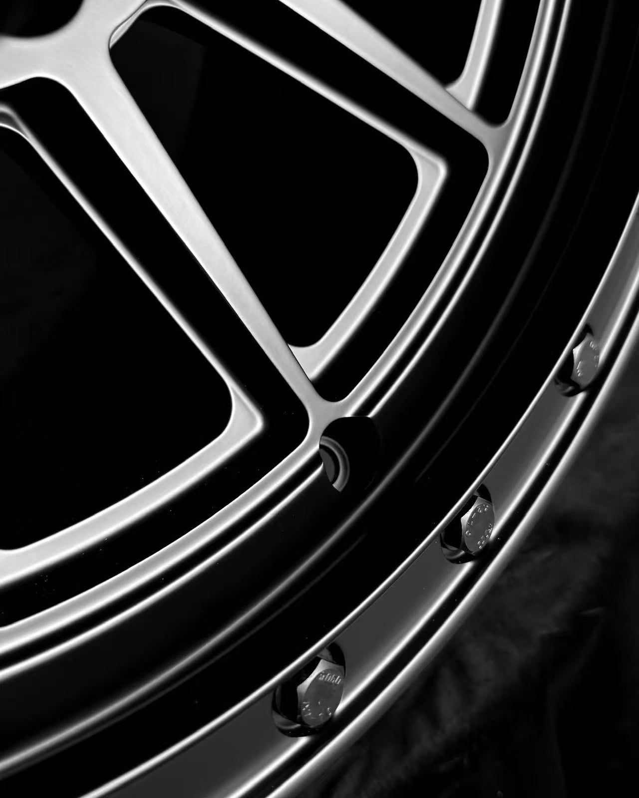 (Set of 4) FR-11 | 6061-T6 Forged | Simulated Beadlock | Matte Black (6x135 | 17x8.5, 0mm Offset)