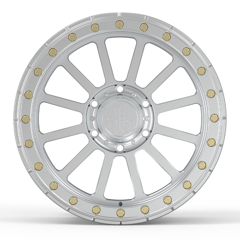 FR-12 | 6061-T6 Forged | Simulated Beadlock | Machined