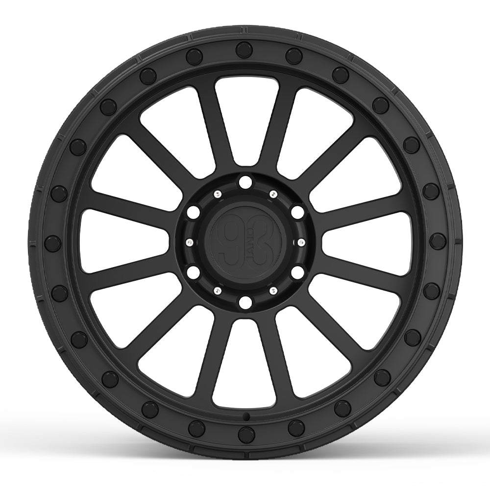 FR-12 | 6061-T6 Forged | Simulated Beadlock | Black