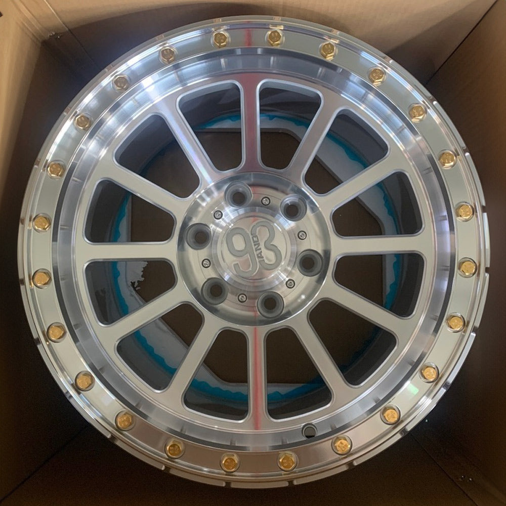 FR-12 | 6061-T6 Forged | Simulated Beadlock | Machined