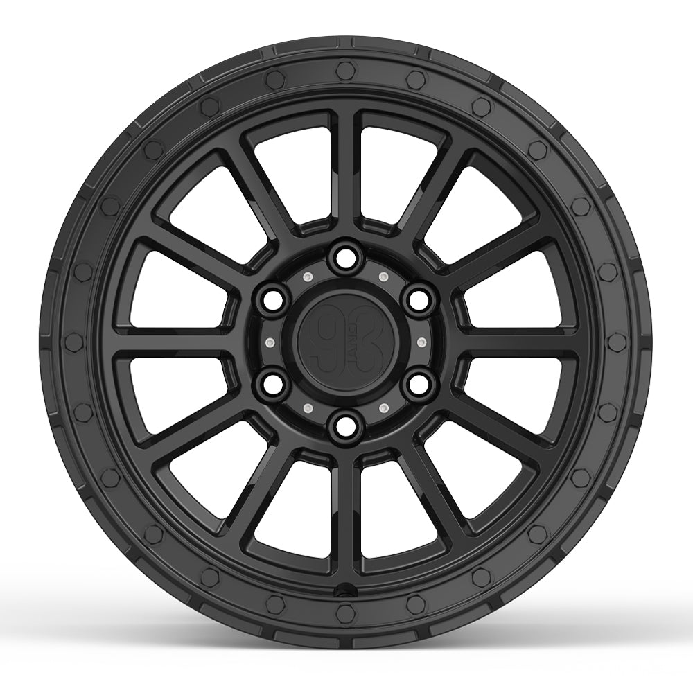 FR-13 | 6061-T6 Forged | Simulated Beadlock | Black