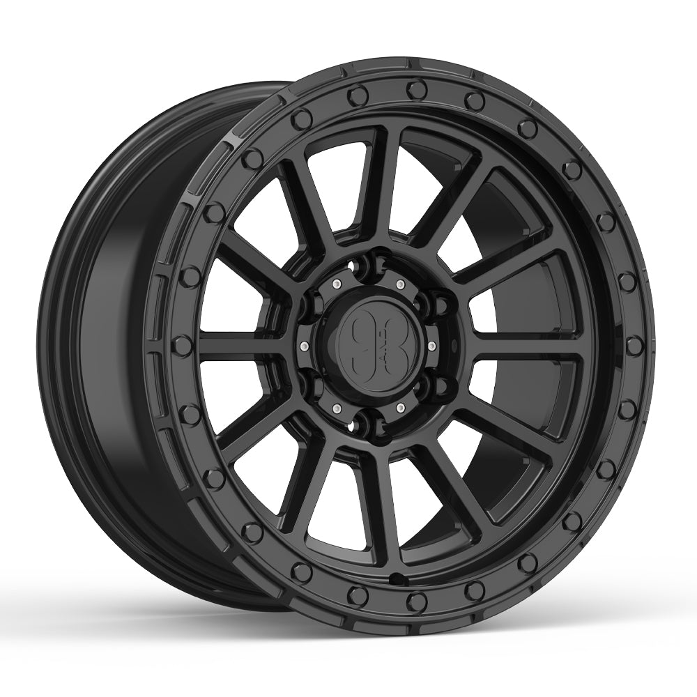 FR-13 | 6061-T6 Forged | Simulated Beadlock | Black