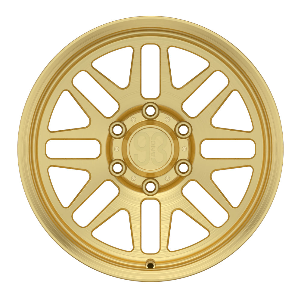 FRS-01 | 6061-T6 Forged | Smooth Lip | Brushed Gold