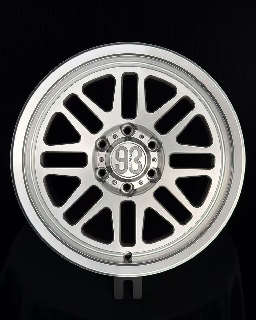 (Set of 4) FRS-01 | 6061-T6 Forged | Smooth Lip | Machined Clear (6x135 | 17x8.5, 0mm Offset)