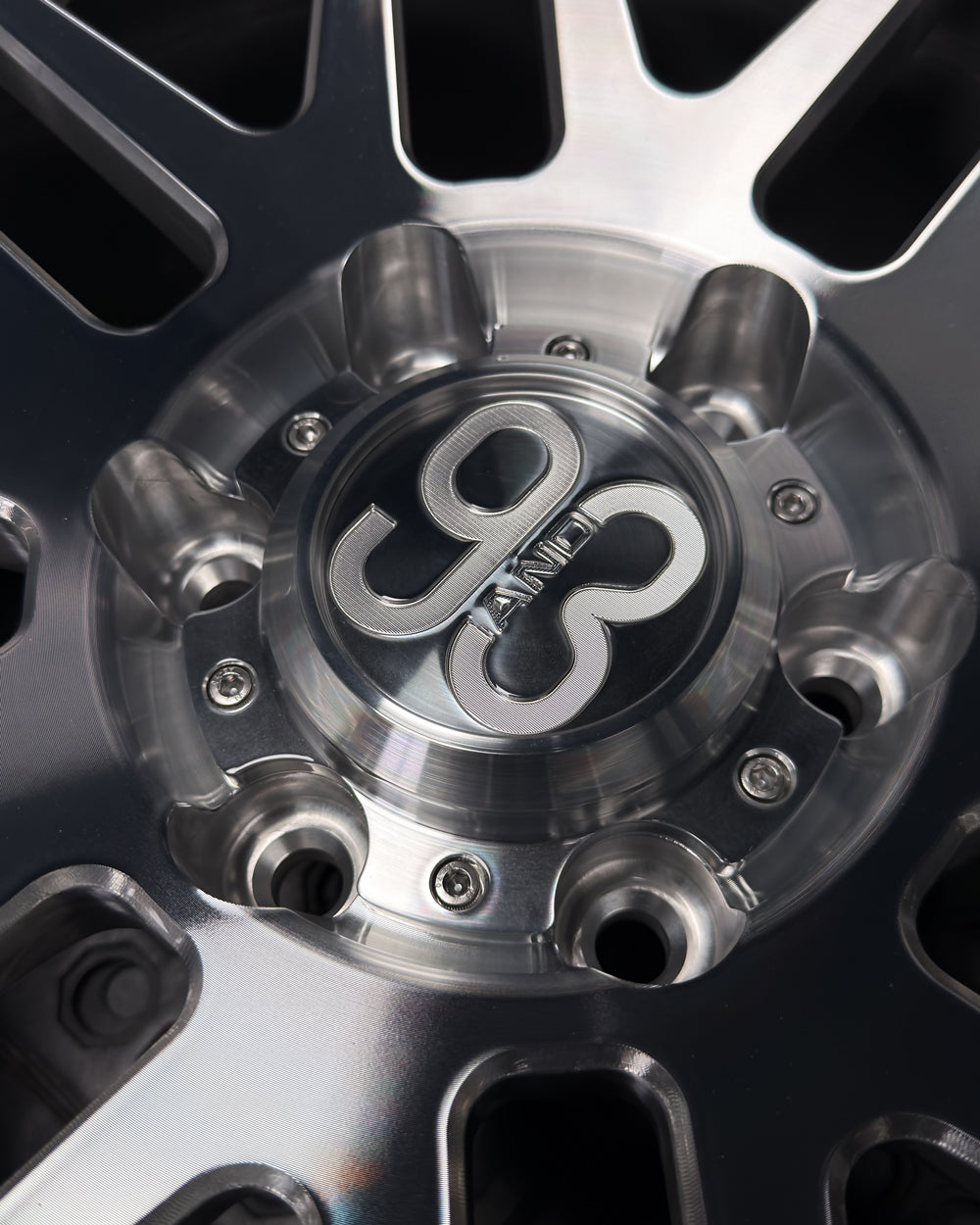 (Set of 4) FRS-01 | 6061-T6 Forged | Smooth Lip | Machined Clear (6x135 | 17x8.5, 0mm Offset)