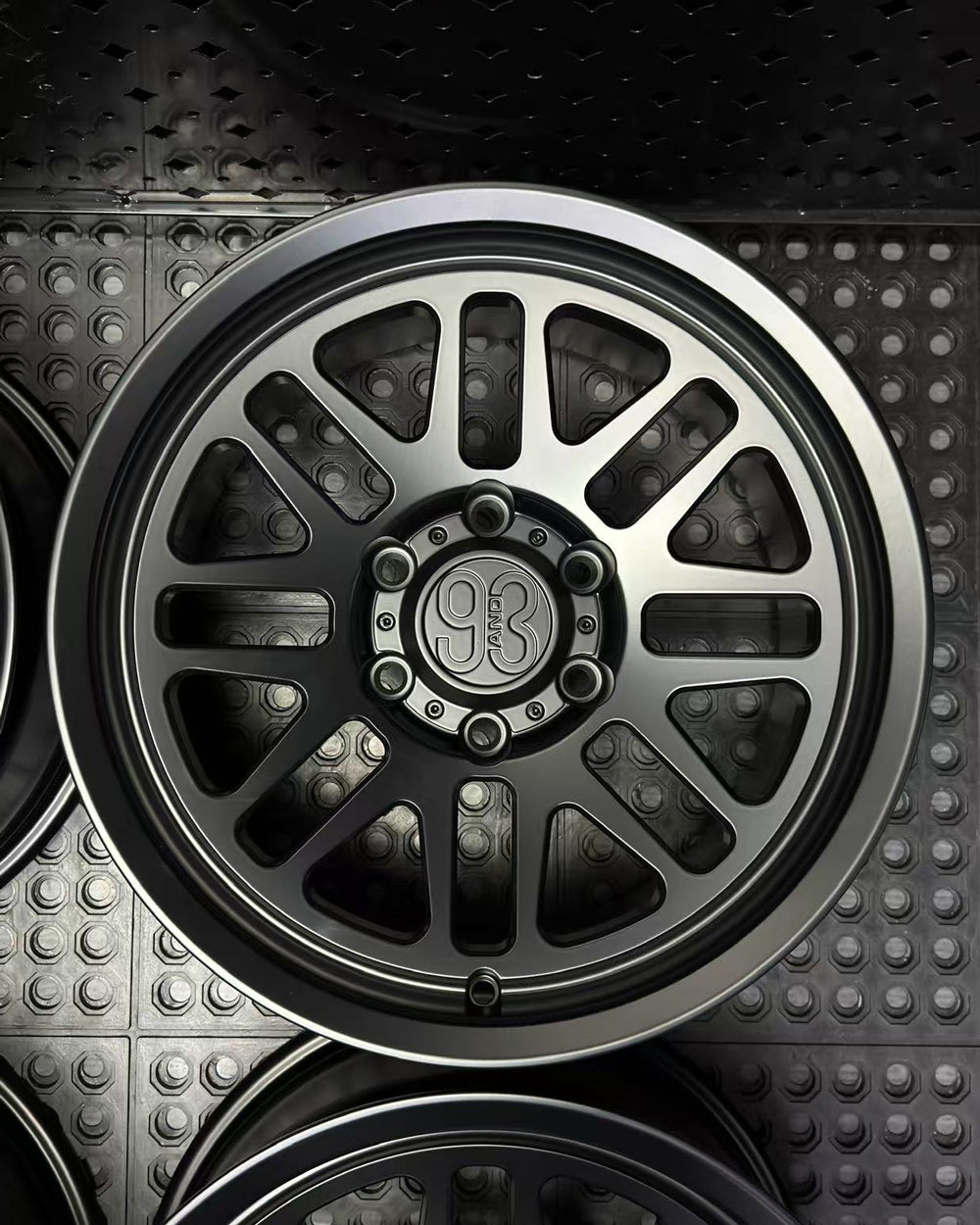 (Set of 4) FRS-01 | 6061-T6 Forged | Smooth Lip | Matte Black (6x135 | 17x8.5, 0mm Offset)