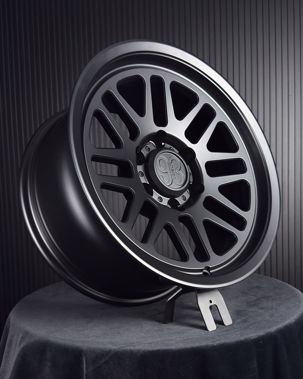 (Set of 4) FRS-01 | 6061-T6 Forged | Smooth Lip | Matte Black (6x135 | 17x8.5, 0mm Offset)