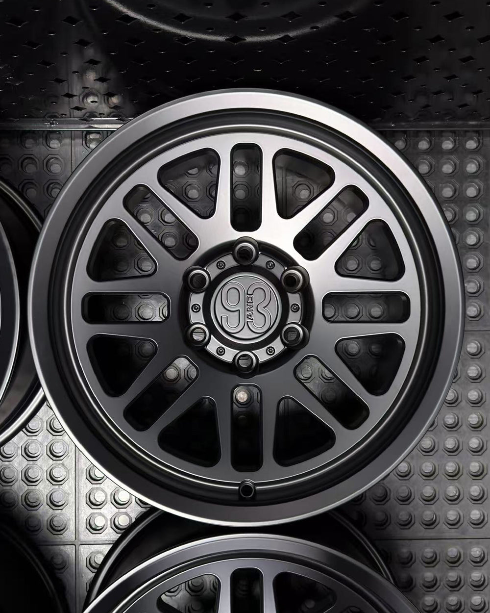 (Set of 4) FRS-01 | 6061-T6 Forged | Smooth Lip | Matte Black (6x135 | 17x8.5, 0mm Offset)