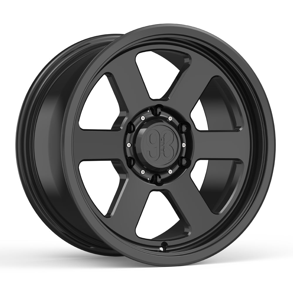 FRS-06 | 6061-T6 Forged | Smooth Lip | Black
