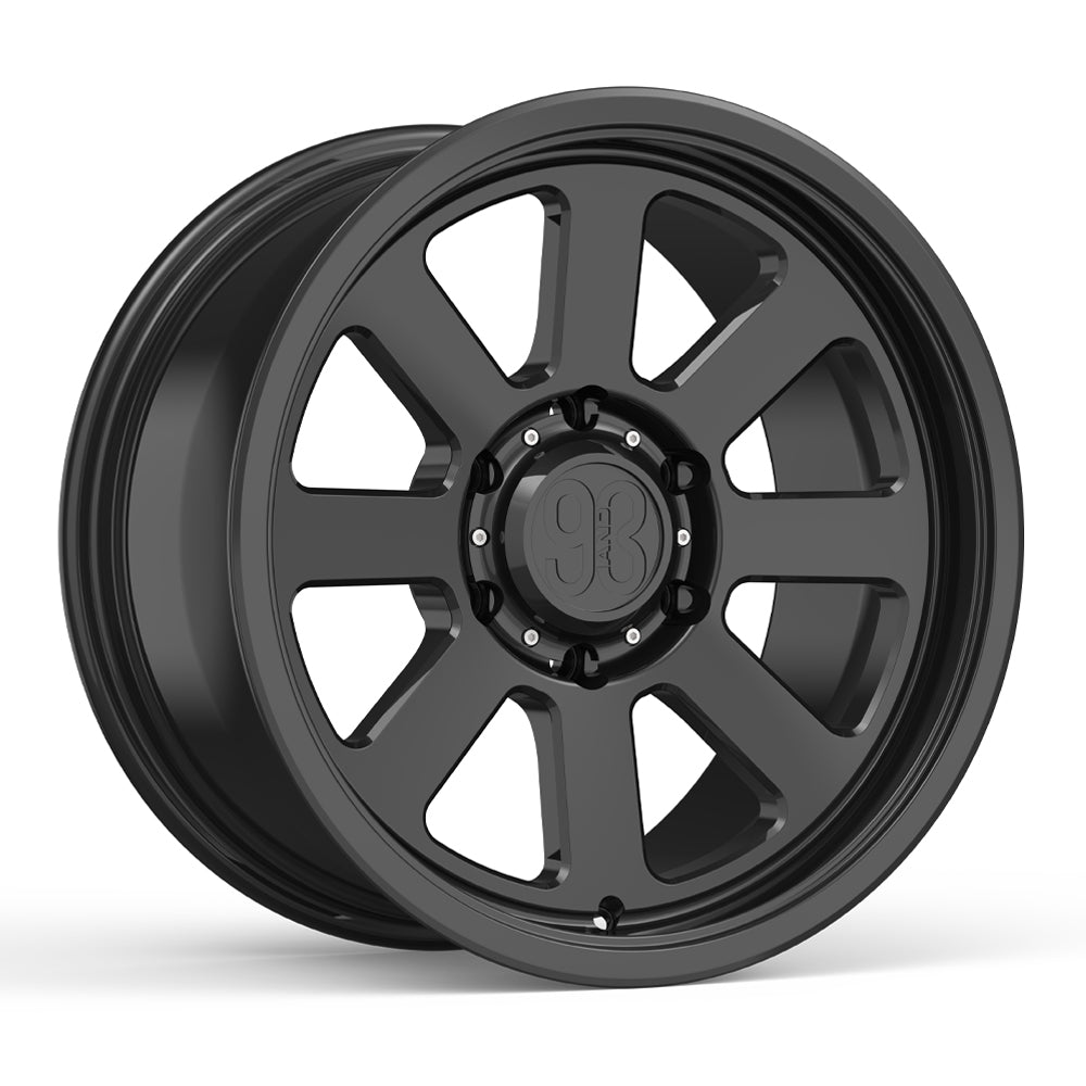 FRS-08 | 6061-T6 Forged | Smooth Lip | Black