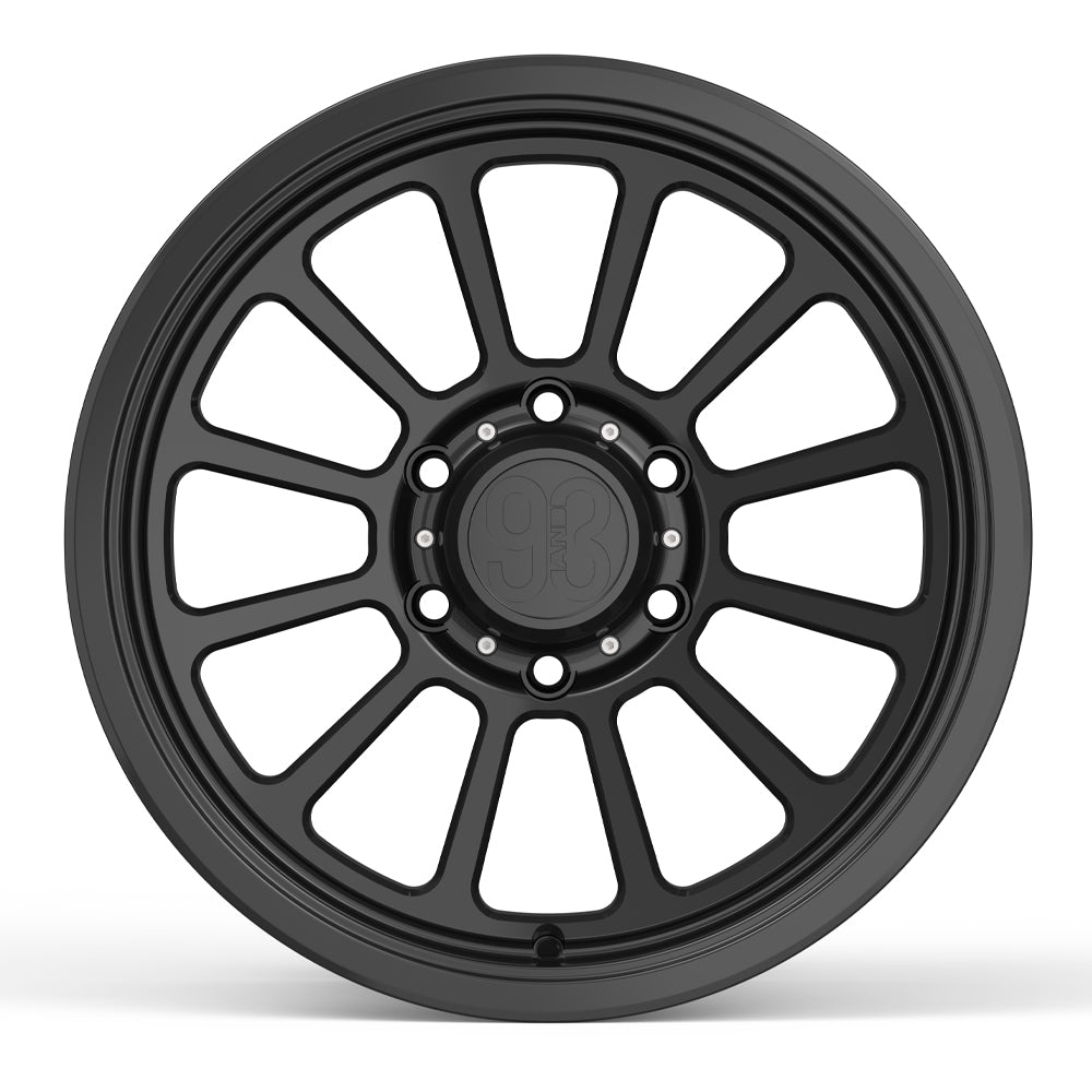 FRS-12 | 6061-T6 Forged | Smooth Lip | Black