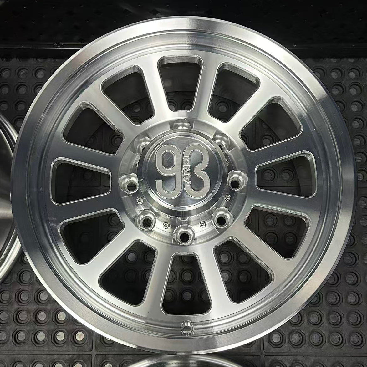 (Set of 4) FRS-12 | 6061-T6 Forged | Smooth Lip | Machined Clear (8x170 | 18x9, +18mm Offset)