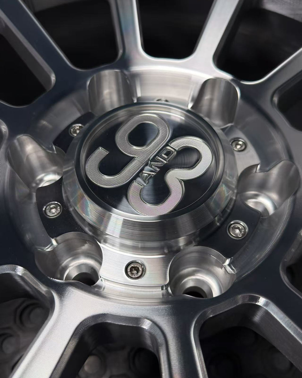 (Set of 4) FRS-12 | 6061-T6 Forged | Smooth Lip | Machined Clear (6x135 | 17x8.5, 0mm Offset)
