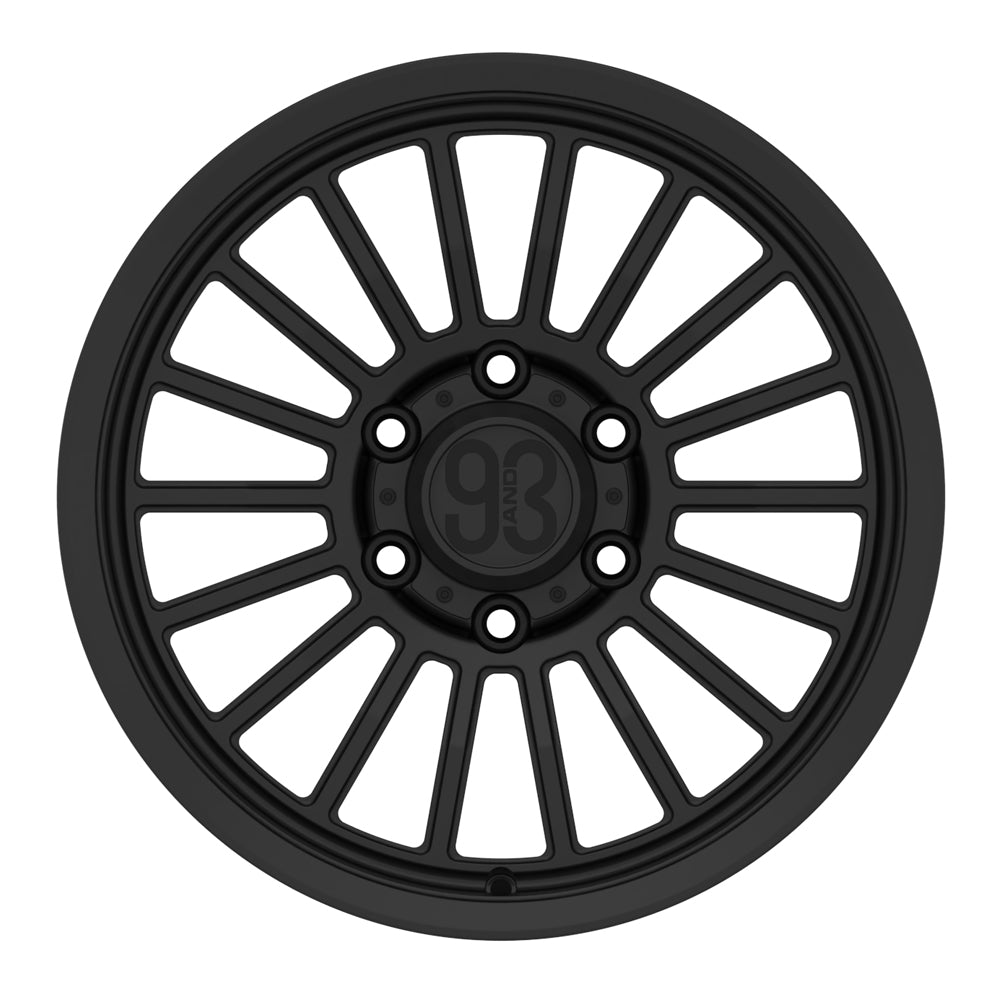 FRS-18 | 6061-T6 Forged | Smooth Lip | Black