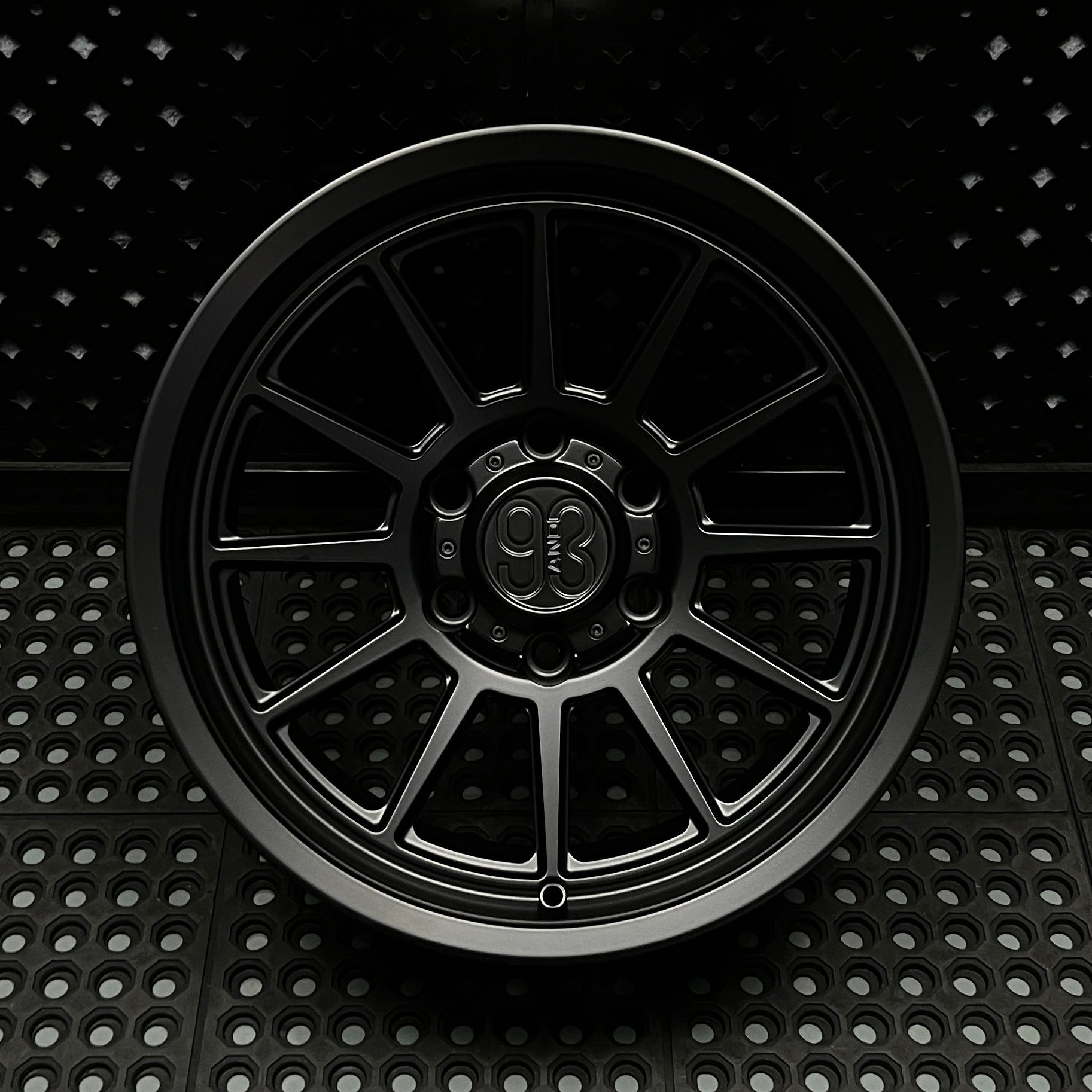 (Set of 4) FRS-11 | 6061-T6 Forged | Smooth Lip | Satin Black (6x135 | 17x8.5, 0mm Offset)