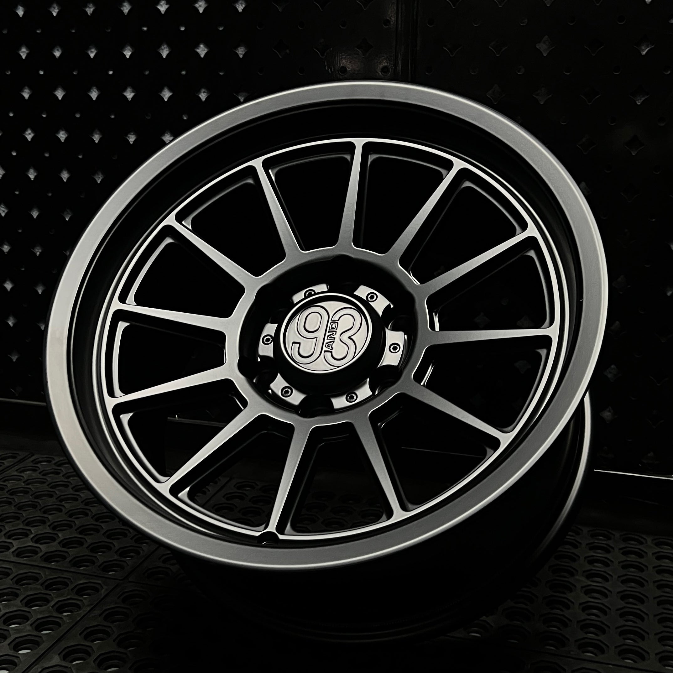 (Set of 4) FRS-11 | 6061-T6 Forged | Smooth Lip | Satin Black (6x135 | 17x8.5, 0mm Offset)