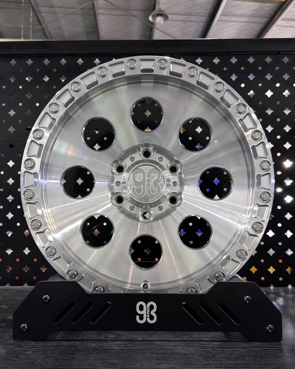 (Set of 4) RT-08R | 6061-T6 Forged | Simulated Beadlock w/ Removable Rings | Machined Clear, Machined Clear Rings (6x135 | 17x8.5, 0mm Offset)