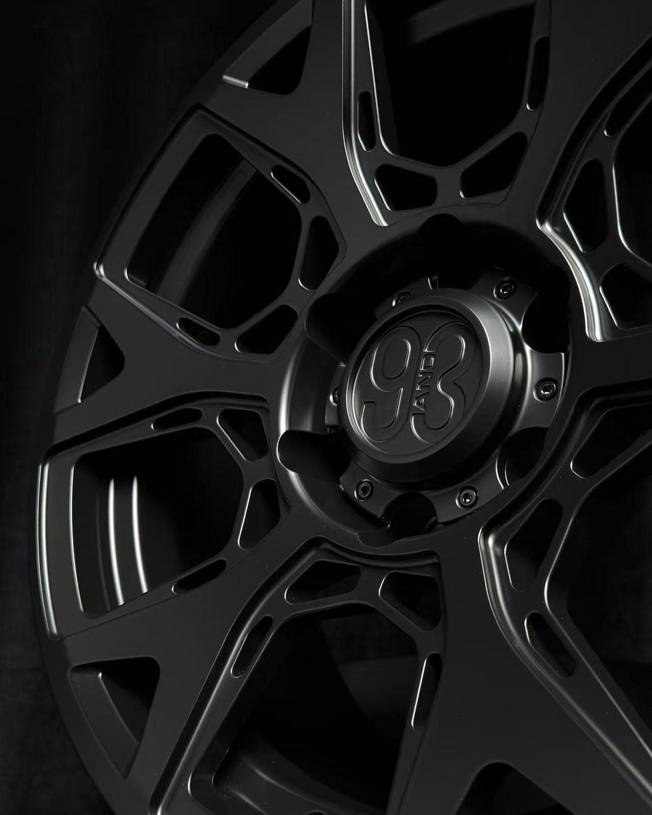 (Set of 4) SS-01 | 6061-T6 Forged | Satin Black (6x135 | 17x8.5, 0mm Offset)