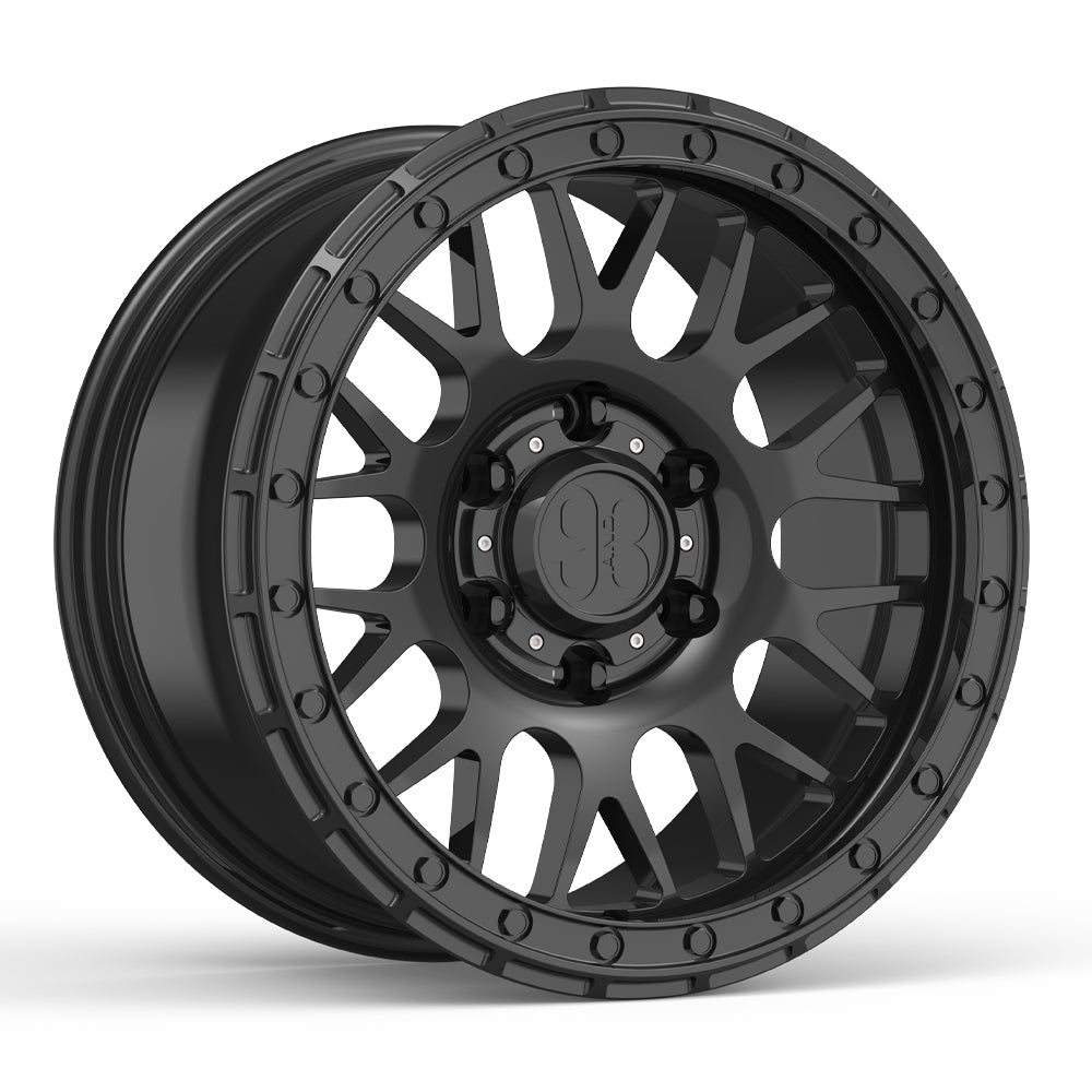 TX-01 | 6061-T6 Forged | Simulated Beadlock | Black