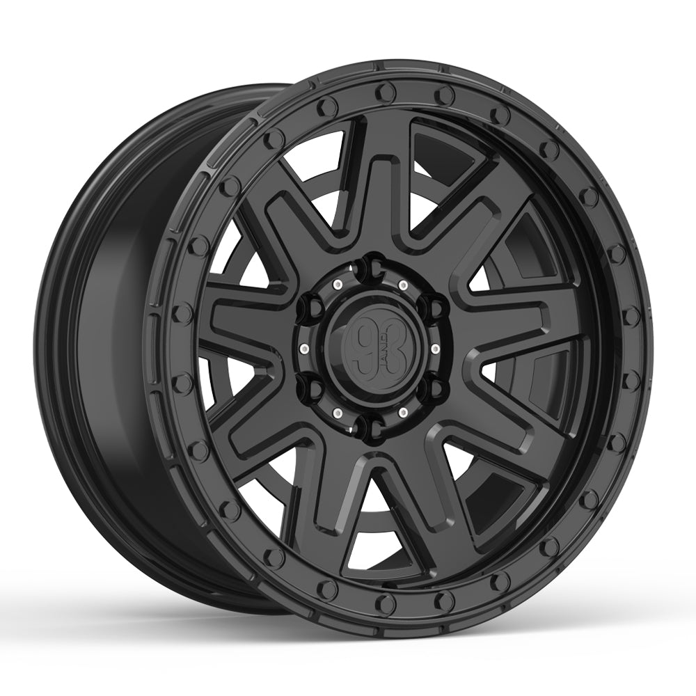XR-02 | 6061-T6 Forged | Simulated Beadlock | Black