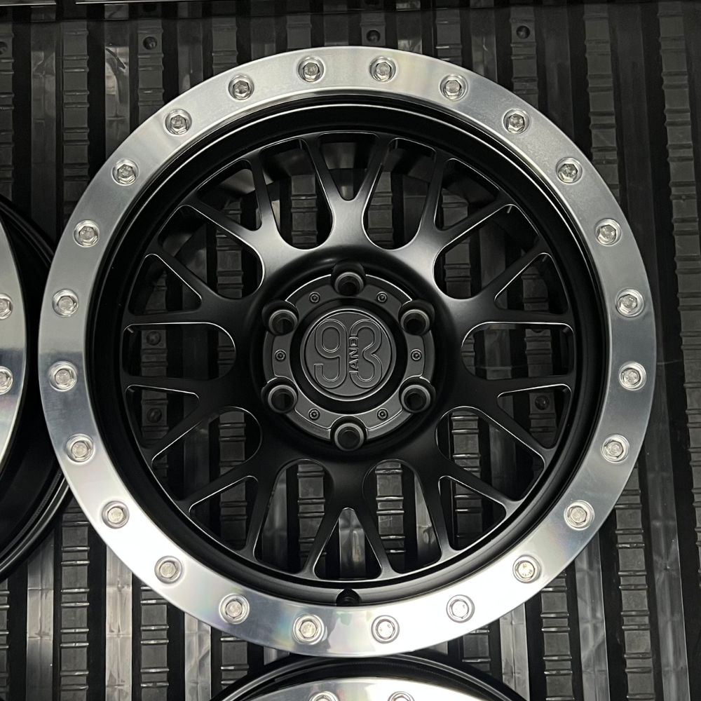 TX-01R Simulated Beadlock w/ Removable Ring | Matte Black w/ Machined ...