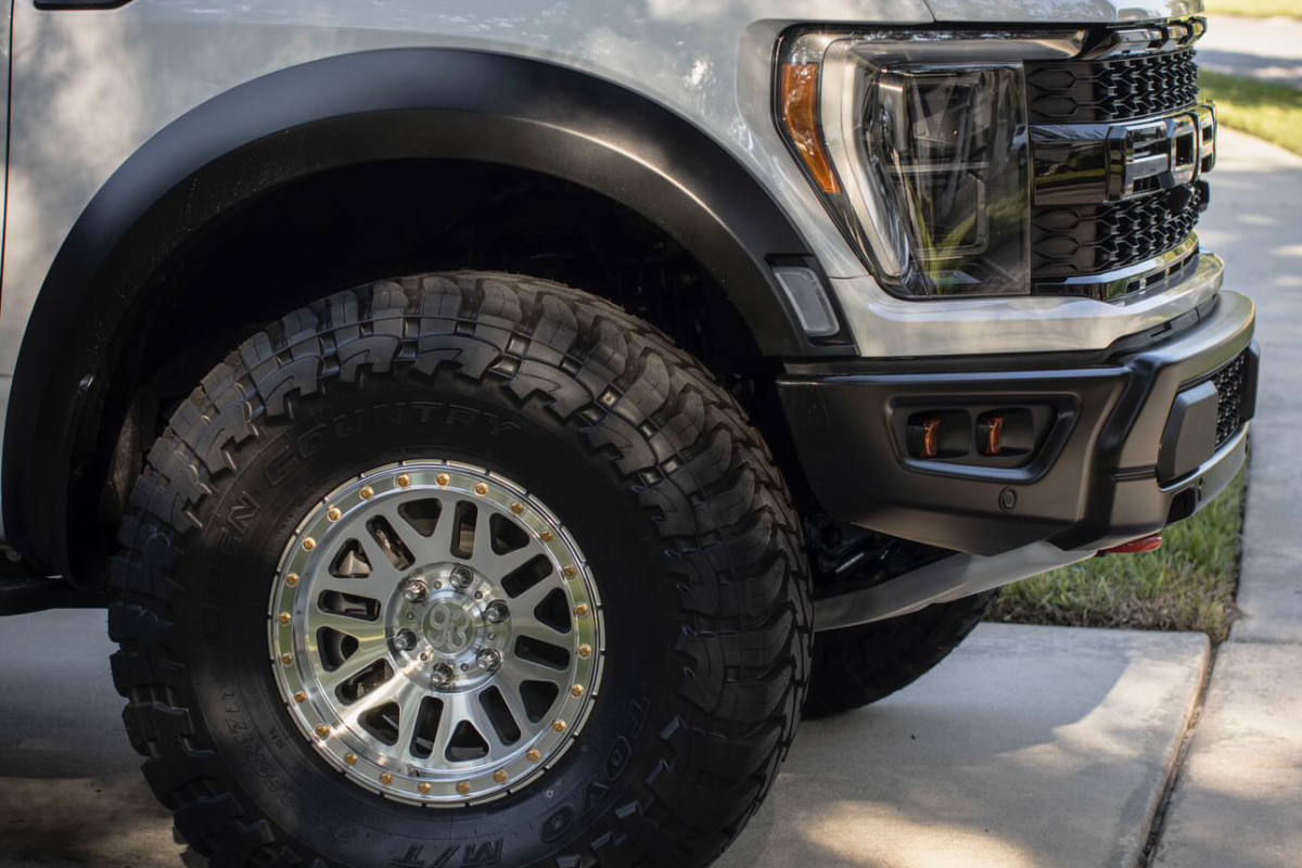 F150 Raptor R Beadlocks 2023 Ford F-150 Raptor R | FR-01 Simulated Beadlock | Machined | 17x8.5 ...