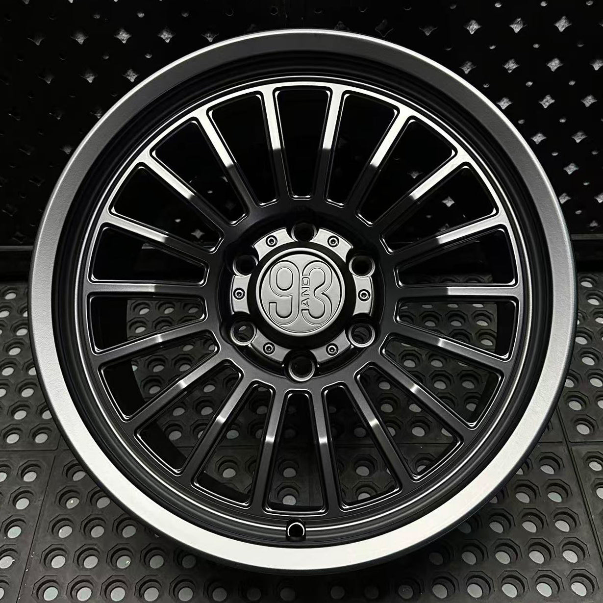 (Set of 4) FRS-18 | 6061-T6 Forged | Smooth Lip | Satin Black (6x135 | 17x8.5, 0mm Offset)