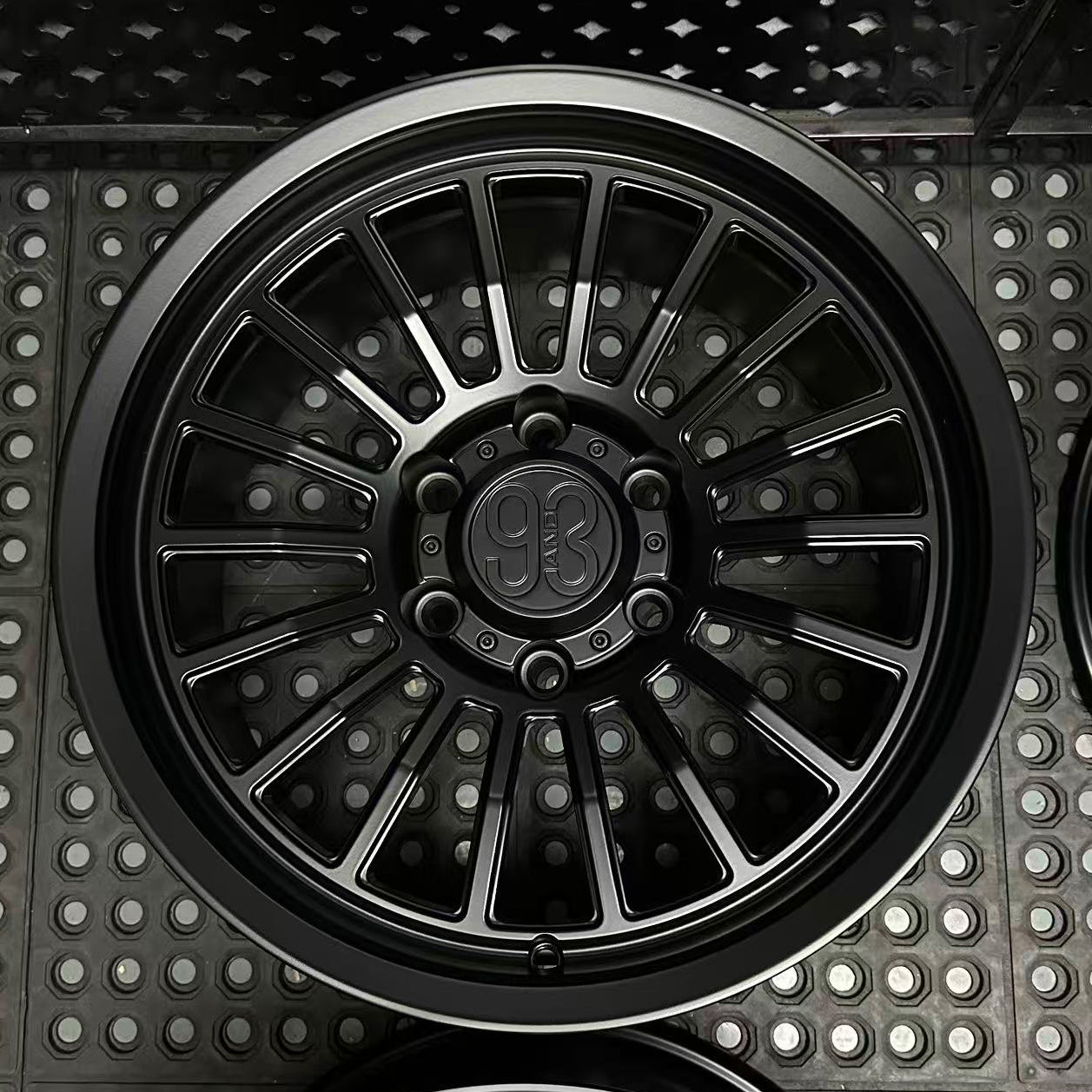 (Set of 4) FRS-18 | 6061-T6 Forged | Smooth Lip | Satin Black (6x135 | 17x8.5, 0mm Offset)