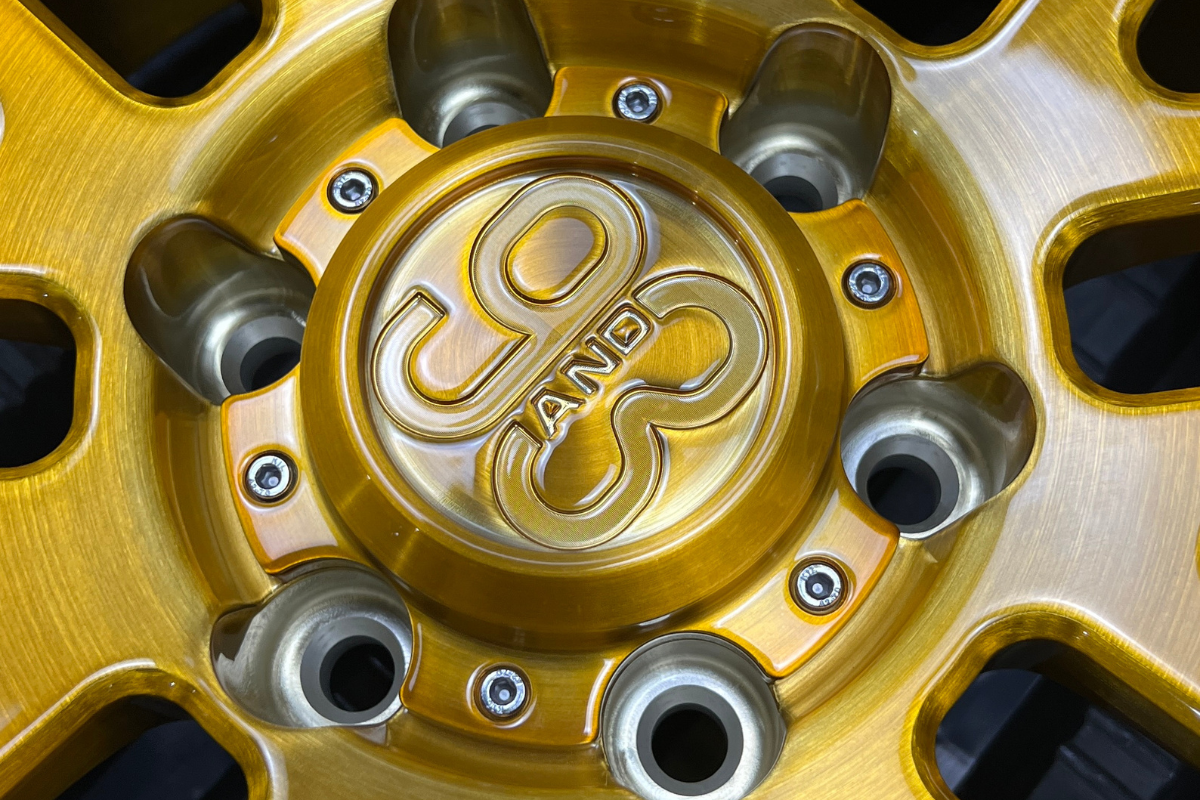 Frs Rims Gold FRS-01 Smooth Lip | Brushed Gold w/ Gloss Clear | 6x135 | 17x8.5, 0mm ...