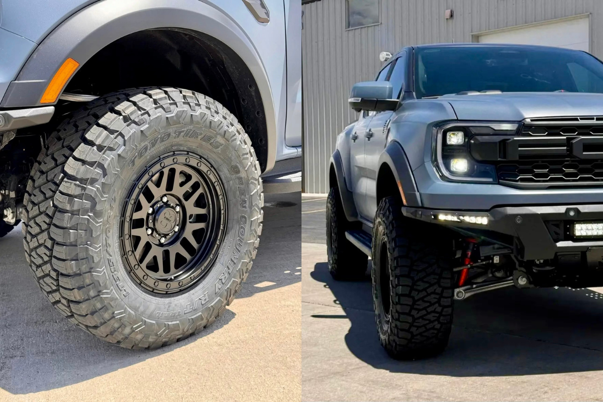 2024 Ford Ranger Raptor | FR-01 Simulated Beadlock | Matte Black | 17x8 ...