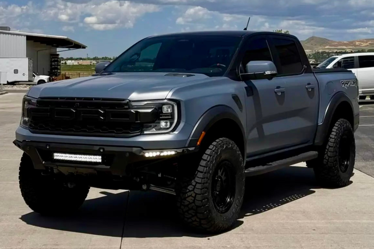2024 Ford Ranger Raptor | FR-01 Simulated Beadlock | Matte Black | 17x8 ...