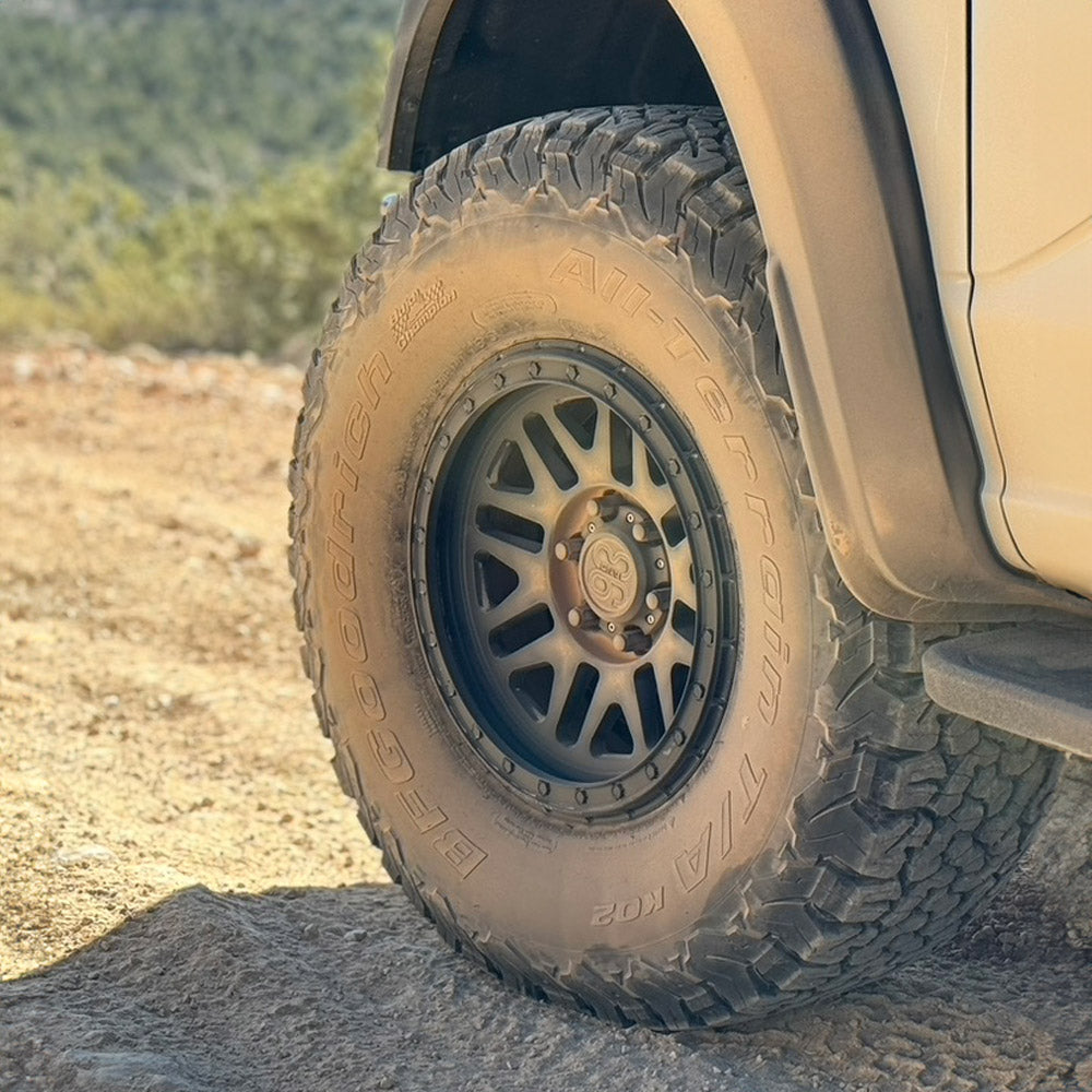 2024 Ford Ranger Raptor | FR-01 Simulated Beadlock | Matte Black | 17x8 ...