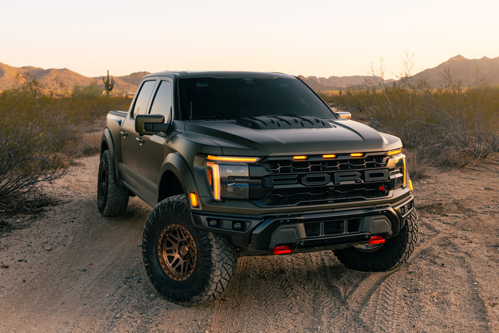 F150 Raptor R Beadlocks 2024 Ford F-150 Raptor R | FR-01 Simulated Beadlock | Matte Brushed ...