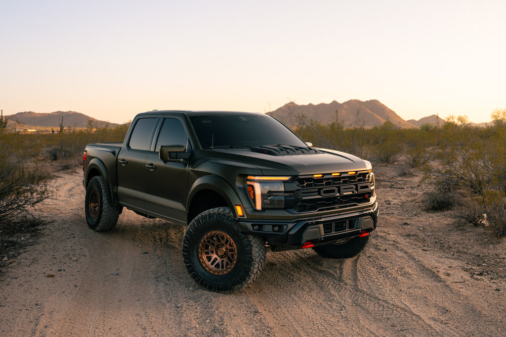 F150 Raptor R Beadlocks 2024 Ford F-150 Raptor R | FR-01 Simulated Beadlock | Matte Brushed ...