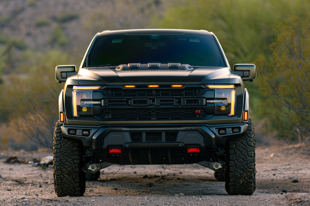 F150 Raptor R Beadlocks 2024 Ford F-150 Raptor R | FR-01 Simulated Beadlock | Matte Brushed ...
