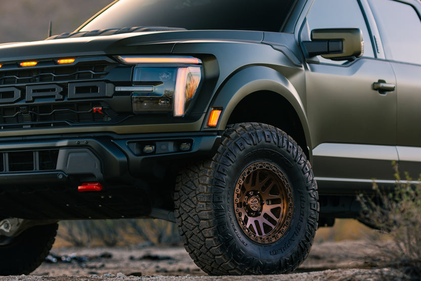 2024 Ford F-150 Raptor R | FR-01 Simulated Beadlock | Matte Brushed ...