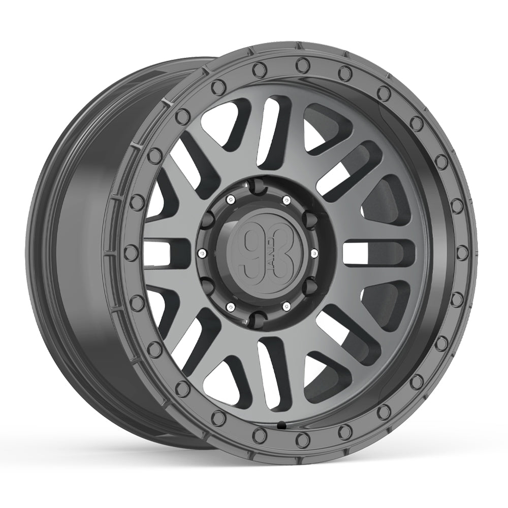 FR-01 | Monoblock Forged | Simulated Beadlock | Matte Gray