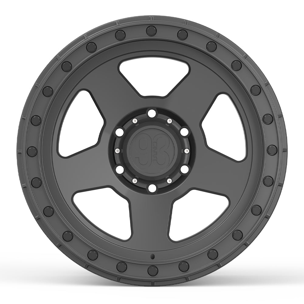 FR-05 | Monoblock Forged | Simulated Beadlock | Matte Gray