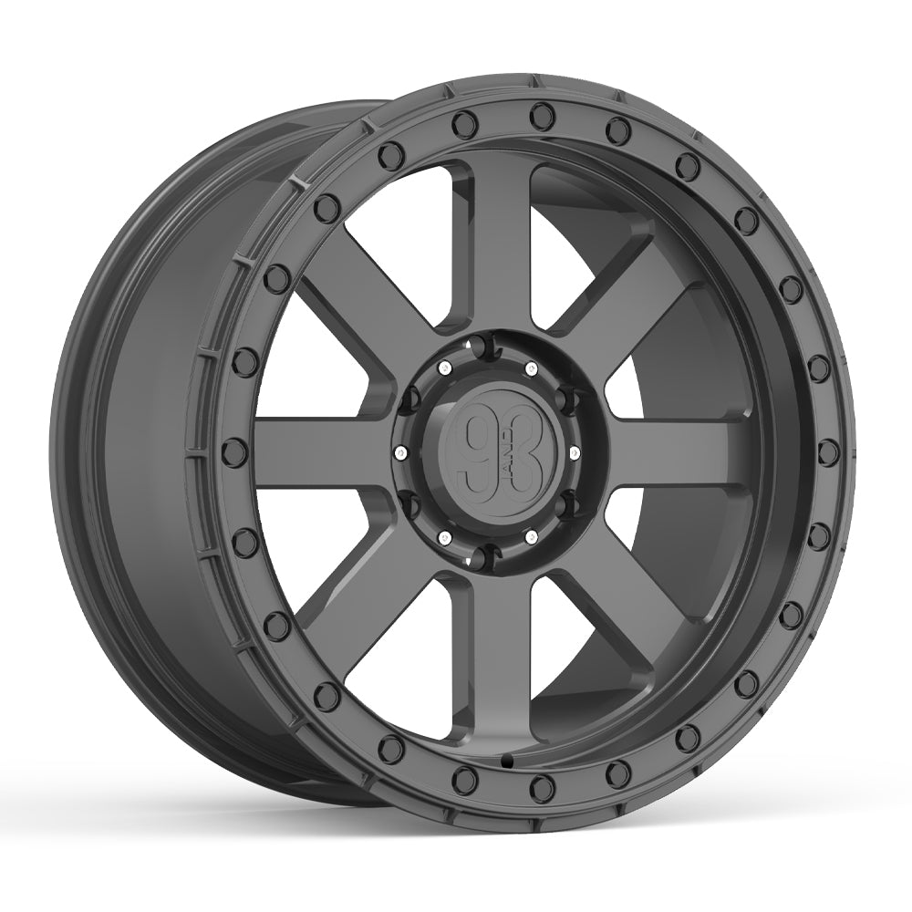 FR-08 | Monoblock Forged | Simulated Beadlock | Matte Gray