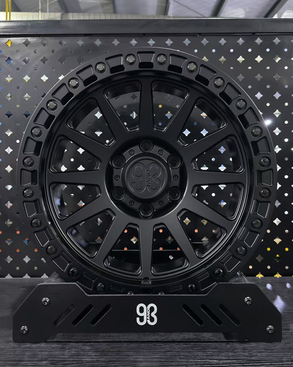 (Set of 4) FR-10 | 6061-T6 Forged | Simulated Beadlock | Matte Black (6x135 | 17x8.5, 0mm Offset)